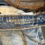 American Eagle  Outfitters Light Blue Distressed Jean Shorts Photo 3