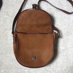 Cesti Tan Suede and Leather Crossbody Bag Photo 2