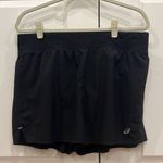 ASICS Curved Yoke Run Short Womens Black Size XL Photo 0