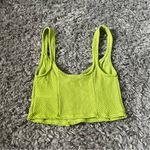 Urban Outfitters  Neon Green Crop Top size medium Photo 1