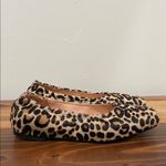 J.Crew Anya Scrunchie Ballet Flats in Calf Hair Size 6
Leopard Print Photo 5