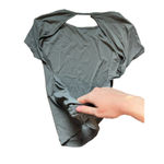 Bershka  Gray Women's Cross Back and Backless Top Photo 2