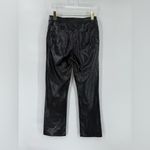 Mother‎ Denim The Insider Ankle Black Faux Leather Wax On Wax Off Jeans size 29 Photo 5