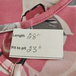 Allison Daley Floral Pink Blouse with 3/4 Sleeves Size XL Pink Floral Top Photo 1