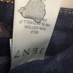 7 For All Mankind Jen7 Ankle Skinny Jeans raw hem dark Wash zip button pockets 4 Photo 10