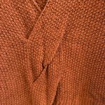 Free People  Burnt Orange Coco V-Neck Sweater Photo 2