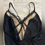 Adika  black bodysuit with lace detail Photo 3