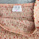 Sienna Sky  Floral Pink Ruffle Blouse Crop Top 
Tiny flowers ruffle sleeves Photo 4