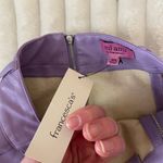 NWT Francesca's Purple Mini Skirt with Zipper Details Size XS Photo 5