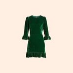 Reformation 1HR SALE ⚡ Mountain Dress (Emerald) Photo 1