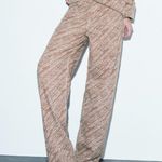 ZARA NWOT LIMITED EDITION ANIMAL PRINTED BLOGGERS FAVE PANTS Wide Leg Baggy Photo 3