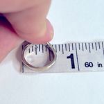 Sterling Silver Volleyball Charm Ring Photo 3