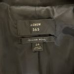 J Crew 365 Italian Wool One Button Black Blazer Jacket Career Wear 24 Women’s Photo 2