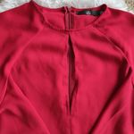 Missguided red mini dress bell sleeves cutout 6 Photo 4