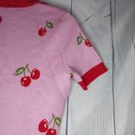 Forever 21  Pink Cherry Print Polo Dress Photo 9