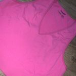 Garage hot pink plunge crop top Photo 2