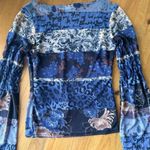 Boutique Vintage Bell Sleeve Bohemian Semi Sheer Trendy Summer Top Photo 6