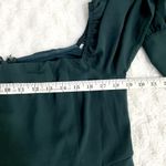 Lulus NWOT Feel the Romance Emerald Green Off-the-Shoulder Maxi Dress 1X Photo 6