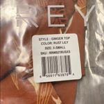 Ginger Top in Rust Lily Size XS Photo 2