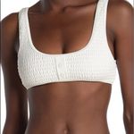 Kendall + Kylie COPY - Henley Optic White Bikini Top SZ L NWT Photo 0