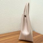 GIANNI NOTARO Blush Pink Genuine Patent Leather Italian Handbag Photo 4