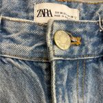 ZARA Denim Jeans, Faded and Distressed Photo 2