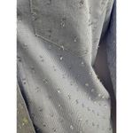 Gap  Fitted Boyfriend Shirt Light Blue Silver Dots Long Sleeve Collared‎ ButtonUp Photo 3