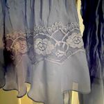 Signature by Robbie Bee Periwinkle Two piece set , blouse and skirt . Blue Size 8 Photo 1