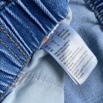 American Eagle  Paperbag Straight Leg Denim Womens Sz 12 Light Blue Jean Photo 3