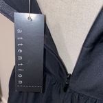 Attention  size 2 women’s pink black white knee length geometric sleeveless dress Photo 5