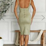 Hello Molly Olive Midi Dress Photo 3