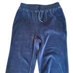 Madewell MWL Velour Crewneck Sweatshirt And Slim Joggers Set Womens XS Navy Blue Photo 12