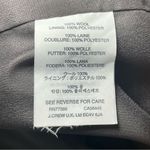 J.Crew Cap Sleeve Gray Pinstripe Wool Dress Elastic Waist Size 4 Career Office Photo 6