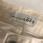 Loft Ann Taylor  Womens Jeans Curvy Skinny Stretch White 0/25 Photo 2