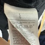 Old Navy  Puff Sleeve Poplin Button Shirt Dress Womens Large Black Photo 2