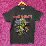 Iron Maiden Distressed Killers Rock tshirt size Small Photo 0