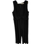 Eliza J  Black Sleeveless Jumpsuit Wide Leg Stretch Sz 3X Flattering Party Work Photo 1