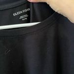 NWT Eileen Fisher Black Boxy Crewneck Dress Pockets XL‎ Photo 6