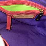 Claudia G Leather Satchel/ Crossbody Bag Made in Colombia Excellent Condition Black Photo 8