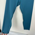 Lululemon  Align High Rise Crop Leggings Sz 10 Blue Green Nulu Photo 7