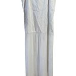 ZARA  Dress Women XS White mixed maxi dress Zw Collection oyster Bridal Shower Photo 0