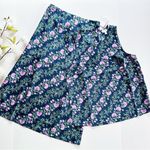 J.Crew NEW  Factory Printed Bias Slip Skirt & Top Set Antique Navy Vintage Floral Photo 4