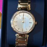 CHAPS Gold Tone w Crystals Watch Photo 10