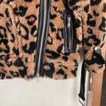 Avec Les Filles  Teddy Faux Fur Biker Jacket Photo 5