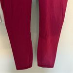 Lululemon Time To Sweat Crop Legging 23" Star Ruby Berry Pink Size 6 Photo 5