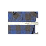 NWT Oli & Hali Oversized Plaid Hooded Button Down Shacket S Blue Gray Shirt Jack Photo 4