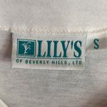 Liliy's of Beverly Hills Vintage Womens White Floral Short Sleeve T Photo 4