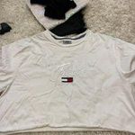 Tommy Hilfiger White Tommy Oversized Crop T Photo 3
