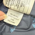 Patagonia  Womens Bivvy Down Vest Hooded Puffer Brown Blue Snap Front Sz S READ Photo 12