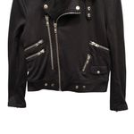 The Kooples Sport Moto Jacket Black Size Medium Photo 3